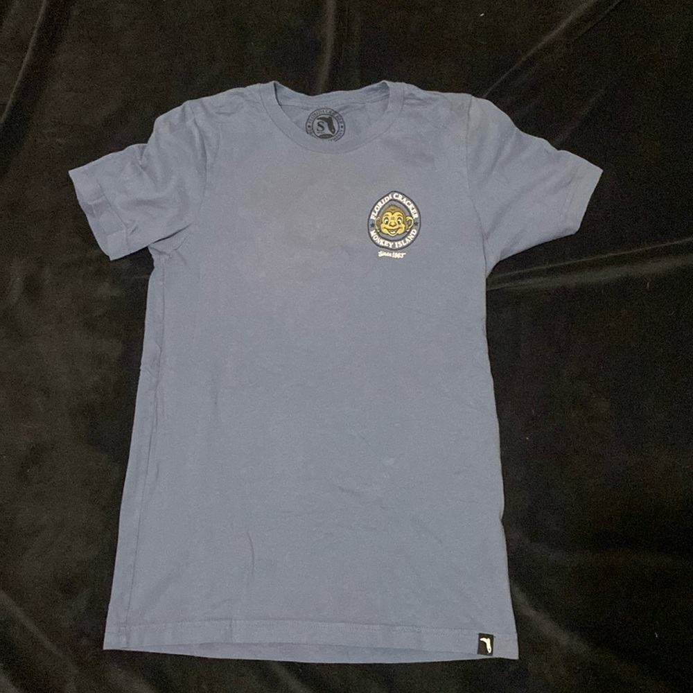 Blue Florida Cracker Monkey Island size small shirt